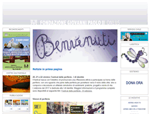 Tablet Screenshot of fondazionegiovannipaolo2.it